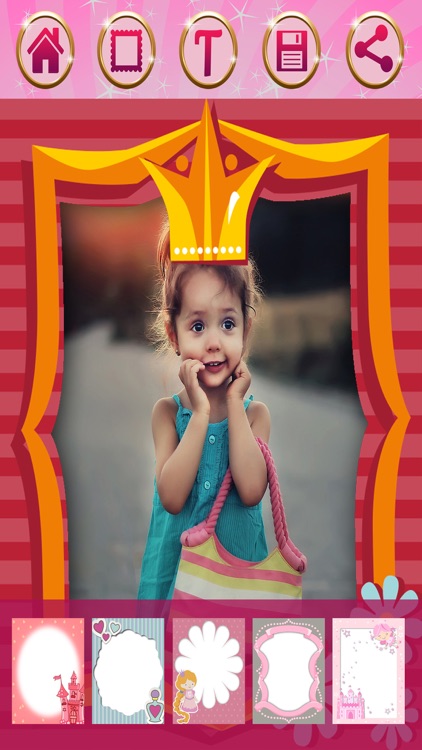 Fairy princess photo frames for girls – Pro