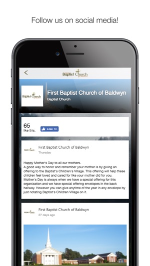 Baldwyn First Baptist Church(圖2)-速報App