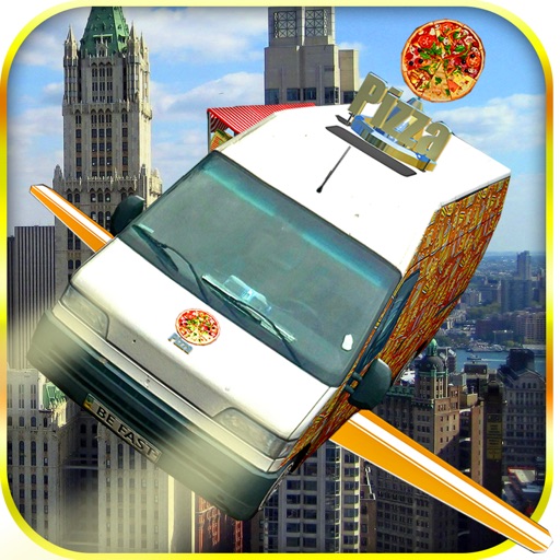 Flying Pizza Delivery Van – Ultimate Driving Fun