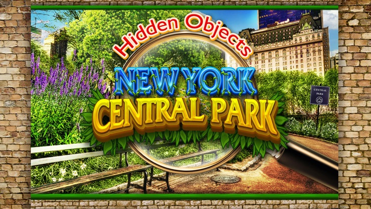 Hidden Objects Central Park New York City Gardens