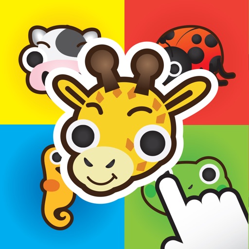 Animal Matching Memory : Pair block English Learning game for kids iOS App