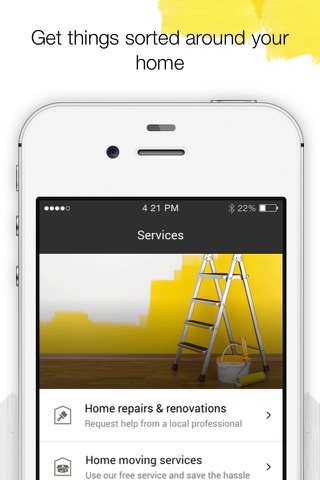 Yellow/home - Get your home sorted screenshot 3