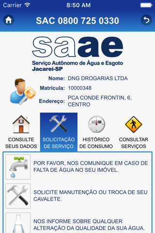 SAAE Jacareí screenshot 2