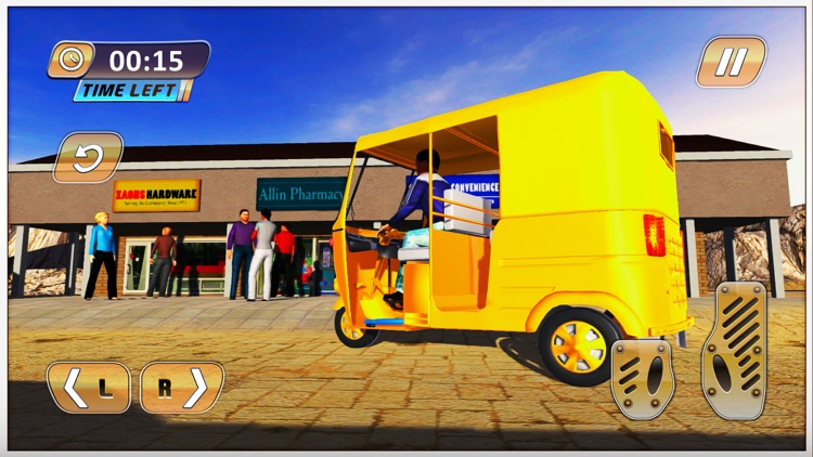 Rickshaw Pick & Drop Driving