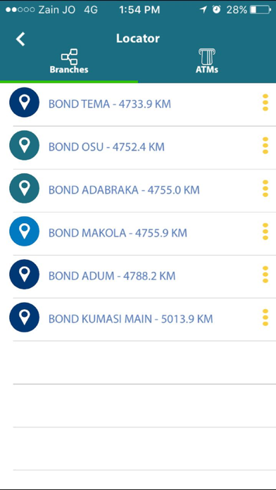 Bond Mobile screenshot 2