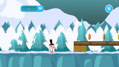 Snowman Run Lite screenshot 2