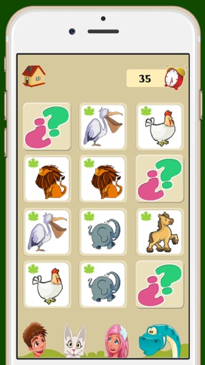 Animals memo games - Find the Pairs game for Kids(圖3)-速報App