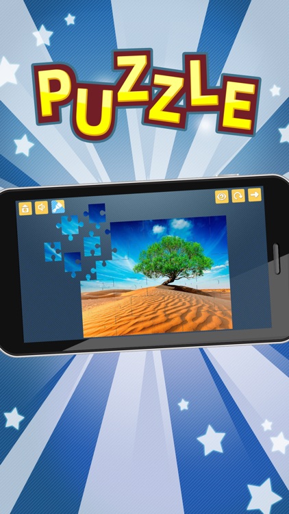 Desert Jigsaw Puzzles. Nature games for Adults