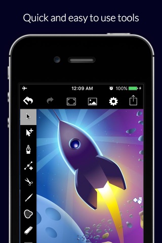 VectorPaper+ - Pro illustrator for iPhone screenshot 2