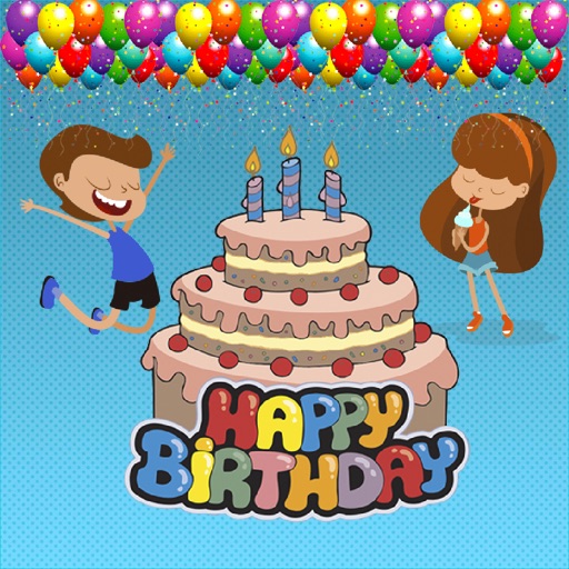 Happy Birthday stickers to photos iOS App