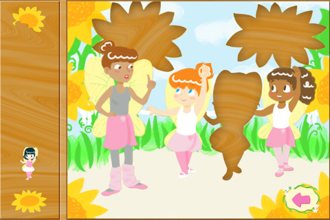 Fairy Ballerina Puzzles: Gold screenshot 3