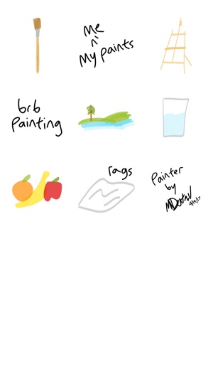 Painter artist sticker - art stickers for iMessage(圖3)-速報App