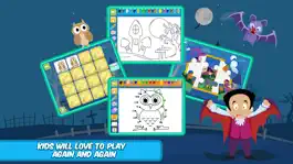 Game screenshot Four in One Halloween Activity games for Kids apk