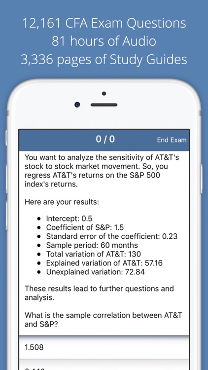 Allen CFA® Exam Questions, Audio Series & Guides