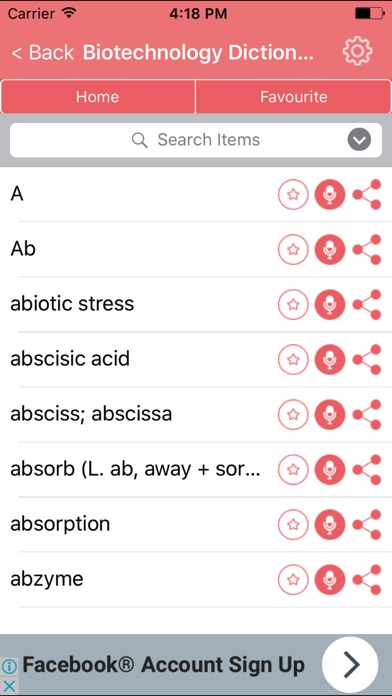 How to cancel & delete Biotechnology Dictionary - Concepts Terms from iphone & ipad 1