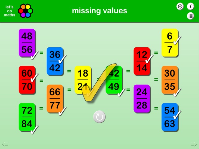 Practising equivalent fractions(圖4)-速報App