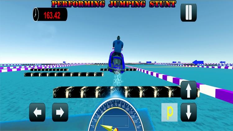 Floating Water Power Boat Racing Simulator in Sea screenshot-4