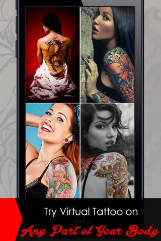 Virtual Tattoo Maker - Add Artist Tattoo & Fonts screenshot 2