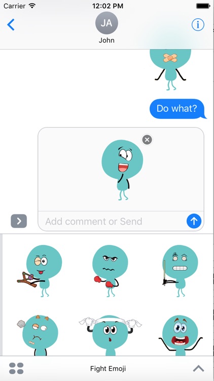 Fight Emoji - Emoji Library for iMessage