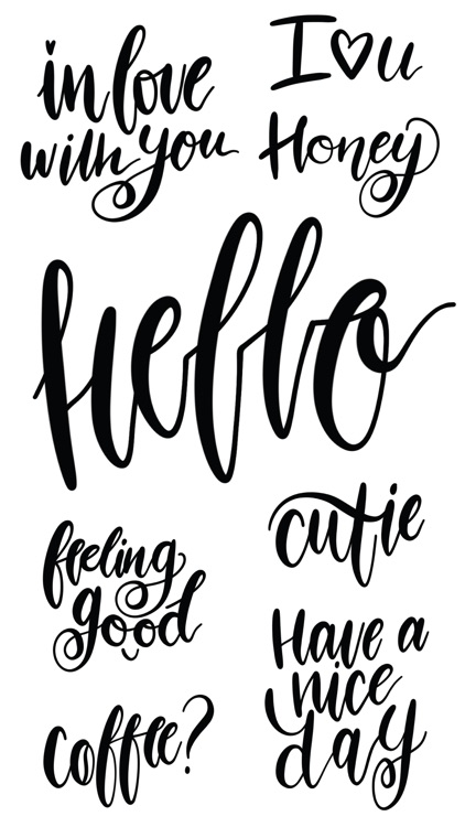 Hello Calligraphy! Stickers for iMessage