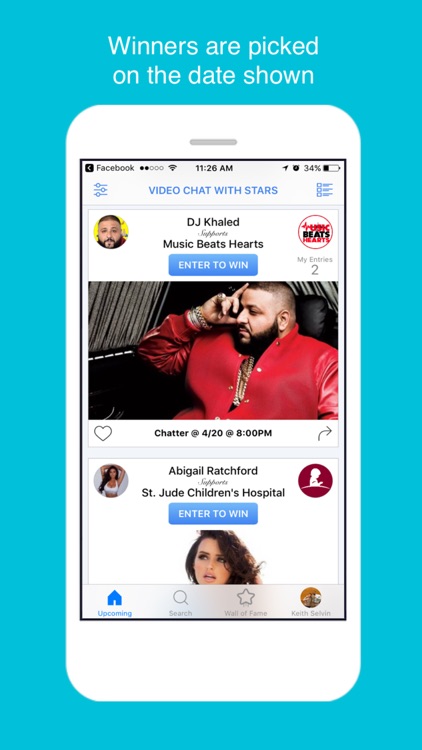 Chatter - Video Chat With Stars screenshot-3