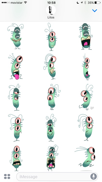 Alien Invasion iMessage Sticker Pack by Litosfera