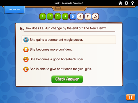 HMH English Learner Assessment Practice Grade 4 screenshot 3