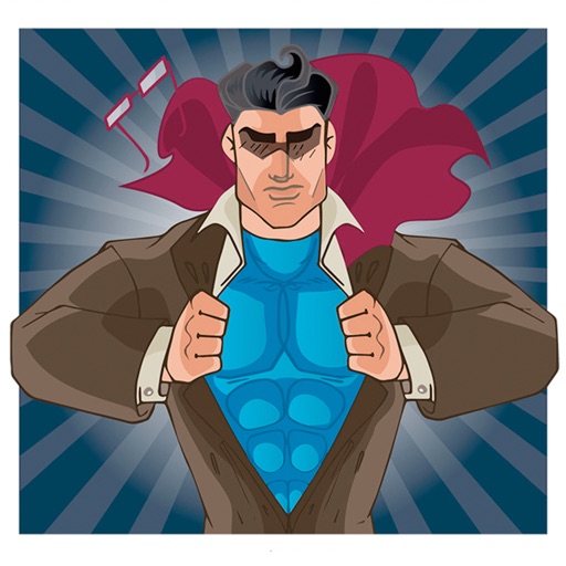 Man SuperHero Coloring  Book For Kid iOS App