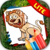 How to Coloring Wild Animals Cartoon Pictures