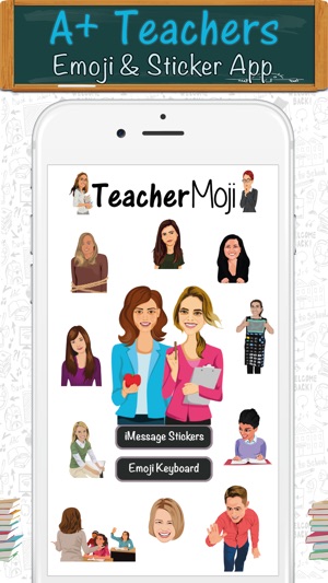 TeacherMoji - Teacher Emojis and Stickers!(圖1)-速報App