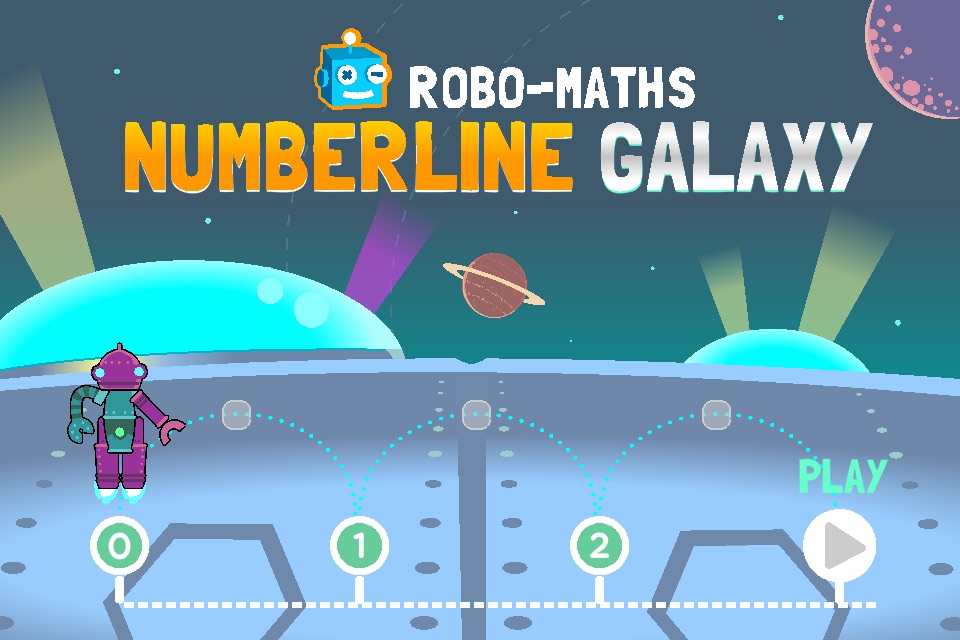 Robo Math Number Line Galaxy screenshot 3
