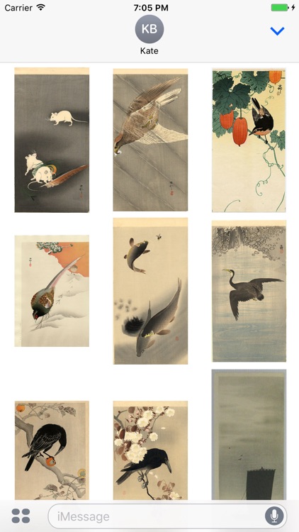 Ohara Koson Artworks Stickers