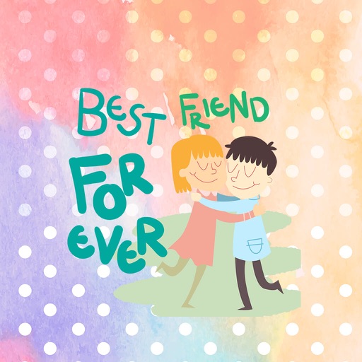 Happy Friendship Forever Photo Stickers iOS App