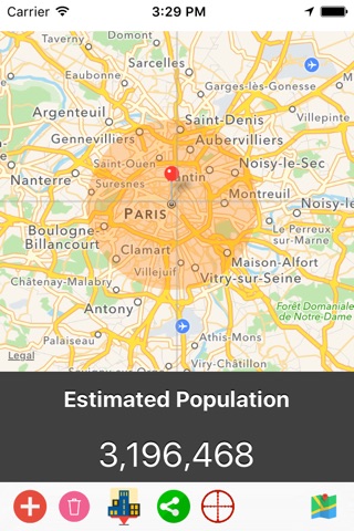 PopulationMap screenshot 3