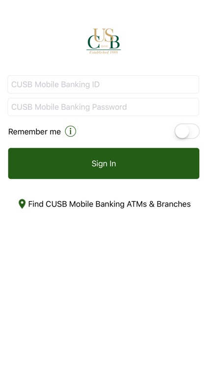 CUSB Mobile Banking