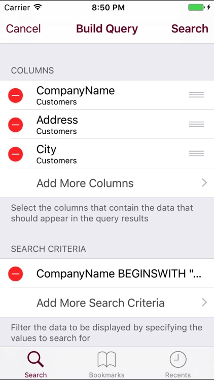 Access Mobile Database Client screenshot-4