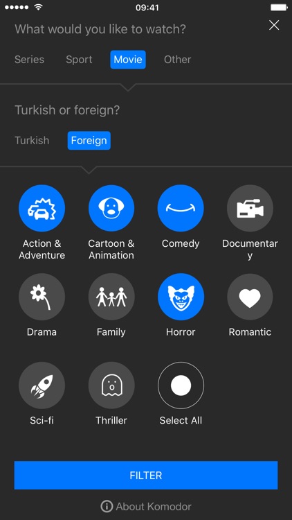 Komodor - TV Guide
