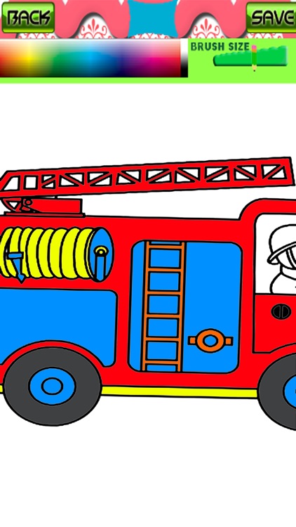 Drawing And Learn Coloring Pages Fire Truck