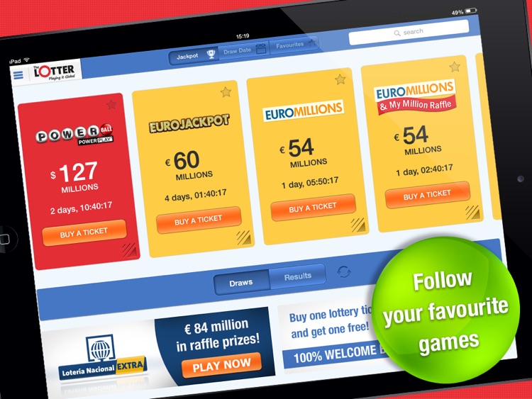 theLotter – Play Lotto on iPad screenshot-4