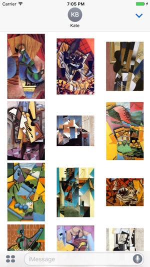 Juan Gris Artworks Stickers(圖2)-速報App