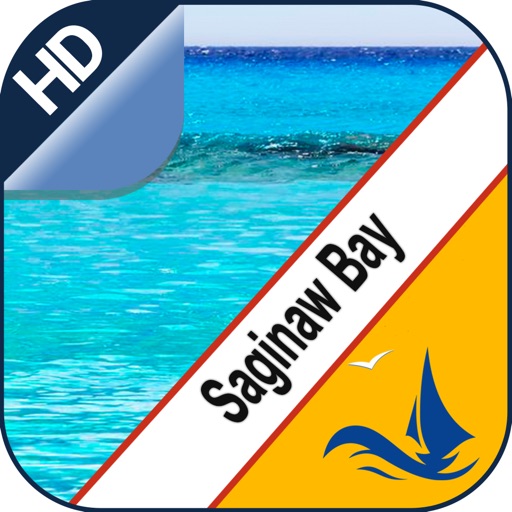 Saginaw Bay GPS offline nautical chart for boaters