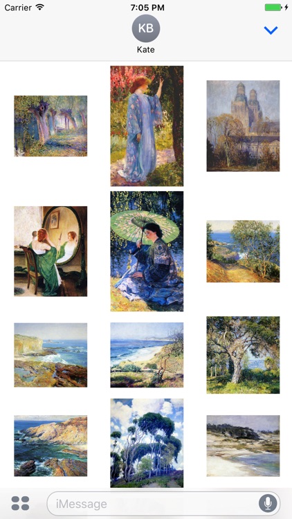 Guy Rose Artworks Stickers