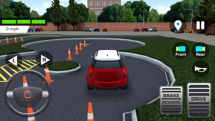 High School Driving Test – Car Driving and Parking screenshot-1