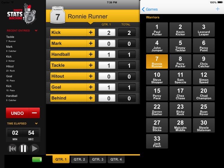 Footy Stats Machine