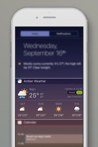 Amber Weather-Fancy Weather Widgets Forecast AQI screenshot 4