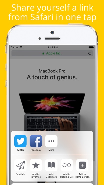 Email Me - Send email notes in one tap!