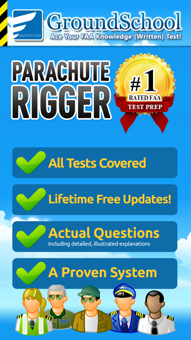 How to cancel & delete FAA Parachute Rigger Test Prep from iphone & ipad 1