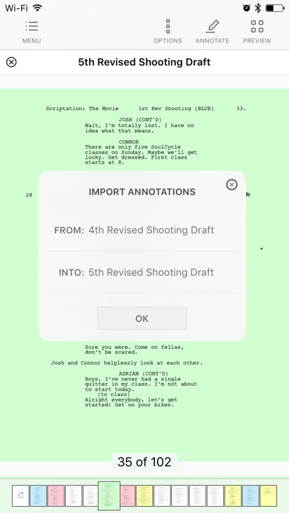 Scriptation - Annotate PDF Scripts for Film and TV