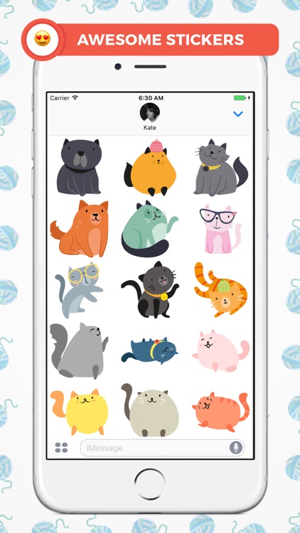 I Love Cats Stickers