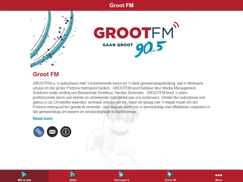 GROOTfm 90.5 screenshot 2